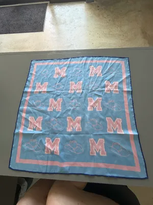Ole Miss Scarf Blue thumbnail 2