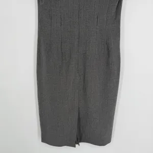 Ralph Lauren Black Label Wool Sheath Dress Size 4 Gray Workwear‎ Minimalist Chic thumbnail 8