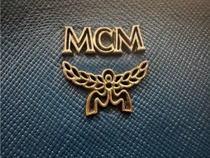 MCM Navy Leather Zip Wristlet thumbnail 2