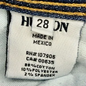 Hudson Jeans Beth Baby Boot Cut Pocket Flap Dark Wash Jeans Size 28 EUC!! thumbnail 6