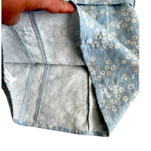 ZARA line blend floral mini dress thumbnail 5