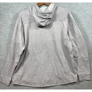 Adidas Womens‎ Gray Graphic Hoodie Sweatshirt XL Casual Athletic Wear thumbnail 4