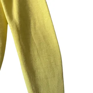 Vintage 100% Orlon Acrylic V Neck Sweater Binghamton‎ Knitting Yellow thumbnail 3