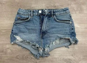 Zara Denim Short thumbnail 1