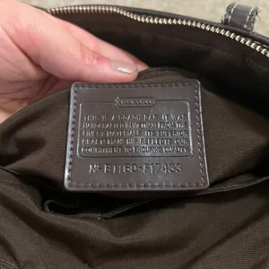 Coach Signature Monogrammed C Canvas Purse Travel Tote Bag Zip Closure thumbnail 7