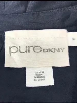 PURE DKNY Silk Pleated Midi Skirt Floral Embroidered Black Womens 6 thumbnail 3