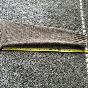 Cupcake Boutique Camel Knit Quarter Zip Cropped Small thumbnail 8