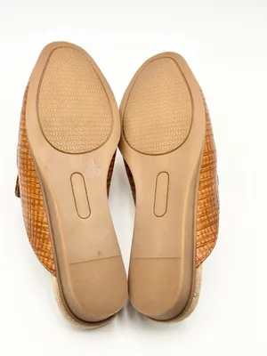 Kim Rogers EMILY Tan Faux Leather Slip-On Loafers Size 6M thumbnail 8