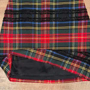 J. Crew Tartan Plaid Wool Blend Tweed Mini Skirt with Black Glitter Accemts thumbnail 13