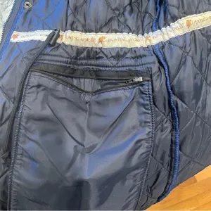 Hunting World New York Quilted Navy Jacket thumbnail 8