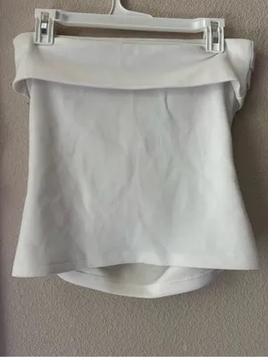 Emerson Lang White Strapless Tube Top - Clean Minimal Silhouette thumbnail 8