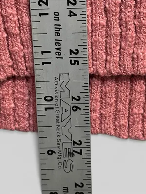 L.L.Bean Women’s XL Pink Cotton Textured Knit Crewneck Sweater Pullover thumbnail 9
