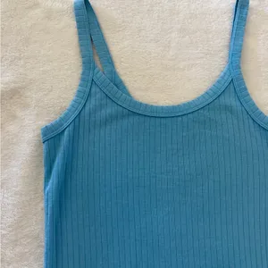 Aerie Teal Ribbed Camisole thumbnail 2