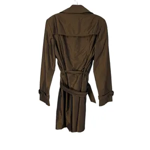 Talbots Size Small Vintage Trench‎ Bronze Brown Coat Belted thumbnail 6
