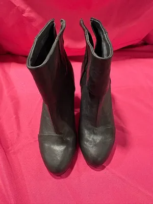 rag & bone Size 6 newbury Black Leather Ankle Booties. 36 EU thumbnail 7