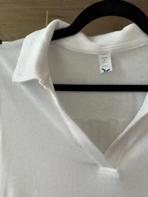 Old Navy Crop Polo Top thumbnail 2