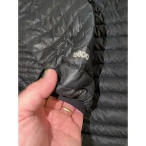 Eddie Bauer First Ascent EB800 Goose Down Black Puffer Jacket Women's Size L thumbnail 2