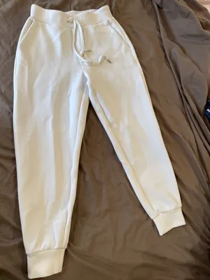 Calia by Carrie white jogger sweats thumbnail 1