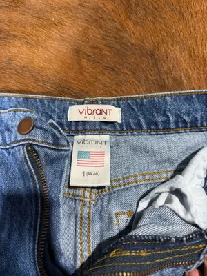 Vibrant Miu Distressed Jeans Wide-Leg 1/W24 thumbnail 3