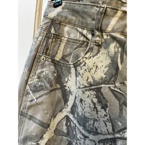 Y2k Low rise Jeans 3 Camouflage Cargo low rise Wide Leg Urban Alternative Skate thumbnail 5