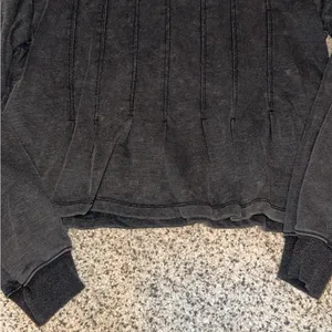 Eesome Charcoal Long Sleeve Top Black Size M thumbnail 2