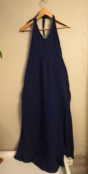 Anthropologie MAEVE Halter Maxi Dress thumbnail 1