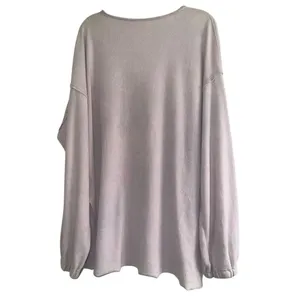 ✨Free People Sweatshirt Someday Sz Small Pullover Pink Fleece Oversize✨ thumbnail 4