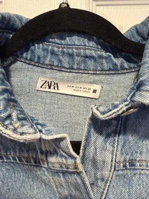 Denim ZARA Short Jumpsuit thumbnail 4