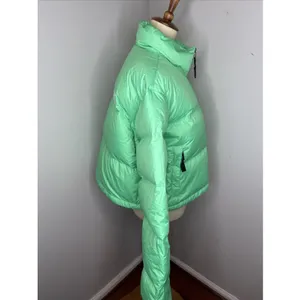 The North Face Nuptse Short‎ Jacket in Chlorophyll Green XL thumbnail 6