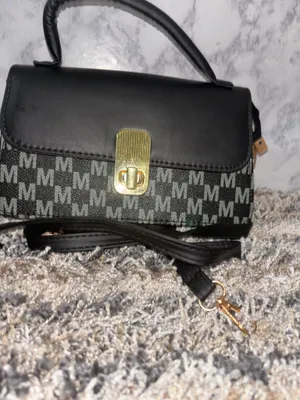 Black Monogram Top Handle Crossbody Bag with Gold Hardware thumbnail 2