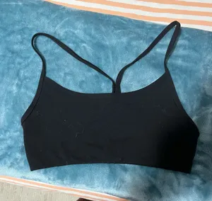 Vuori Black All The Feels Sports Bra thumbnail 2