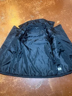Harve Benard Black Quilted Double-Breasted Pea Coat thumbnail 7