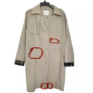 One Nine Eight Six 1986 Womens Trench Coat Sz XL Jacket Minimalist Winter Fall thumbnail 14