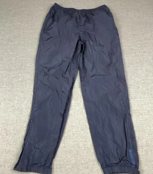 Lauren Ralph Lauren Pants Womens M Petite Blue Nylon Track Elastic Waist Pockets thumbnail 1