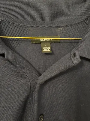 Alfani MENS top Navy blue Sz. L thumbnail 2