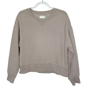 Ultra Flirt Pink Beige Sphinx Pullover Sweatshirt NWOT Juniors Size Large thumbnail 1