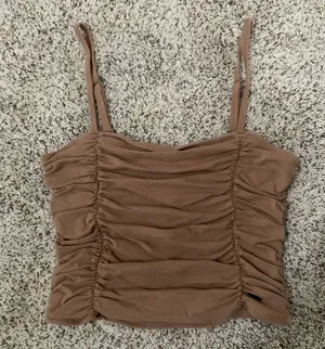 Hollister Brown Cropped Tank thumbnail 1