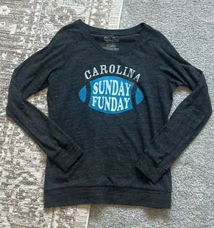 Carolina Panthers Tee Gray Size XL thumbnail 1