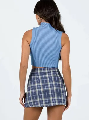 Princess Polly Mini Skirt Blue thumbnail 3