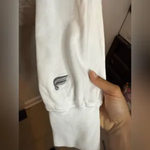 Fabletics White Year Round Terry Front Snap Sweatshirt thumbnail 6