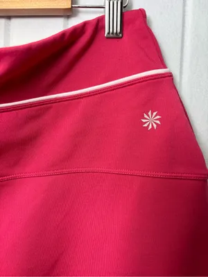 Athleta Hot Pink Performance‎ Skort with White Logo size XL thumbnail 3