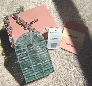 Cult Gaia acrylic phone crossbody bag thumbnail 2