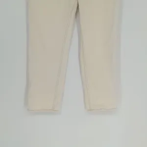 Abercrombie & Fitch Women's 90s Straight Ultra High Rise Cream Faux Leather Jean thumbnail 4