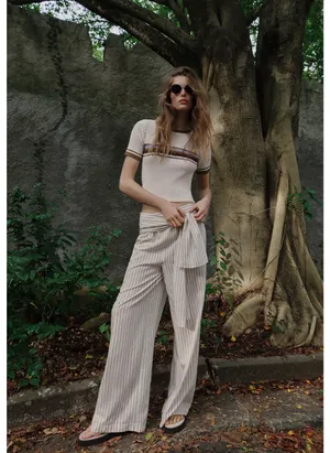 ZARA Pants Linen thumbnail 3