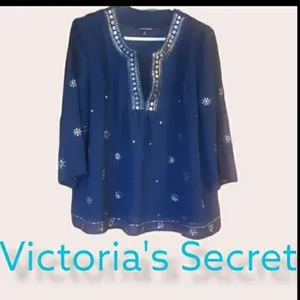 Victoria's Secret 2014 beaded bohemian tunic rare beaded Tunic thumbnail 12