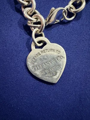 Tiffany & Co. Silver Heart Charm Bracelet thumbnail 4