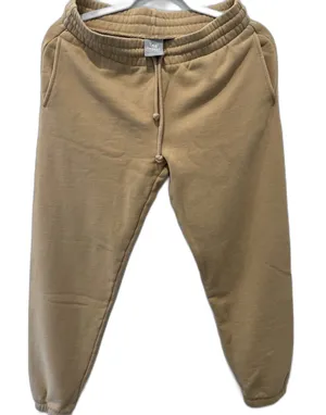 Tna Sweatpants Womens Small Beige COZYAF Fleece Jogger Elastic Waist Lounge thumbnail 1