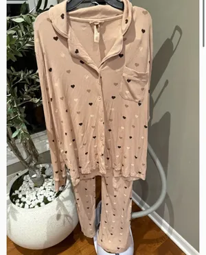 SKIMS Three Piece Soft Lounge Pajama Set M thumbnail 4