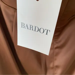 Bardot Jamila NWTs Strapless Corset Dress Brown size 12 thumbnail 10