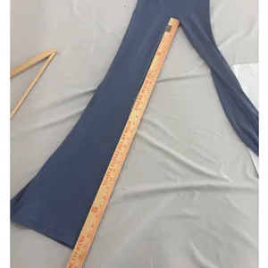 OFFLINE by Aerie Real Me Crossover High Waisted Flare Leggings Blue Small thumbnail 6